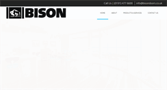 Desktop Screenshot of bisondoors.co.uk